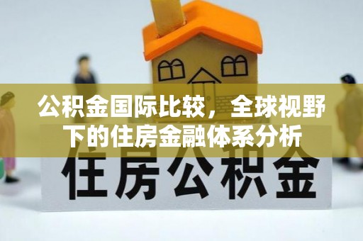 神冈公积金国际比较，全球视野下的住房金融体系分析